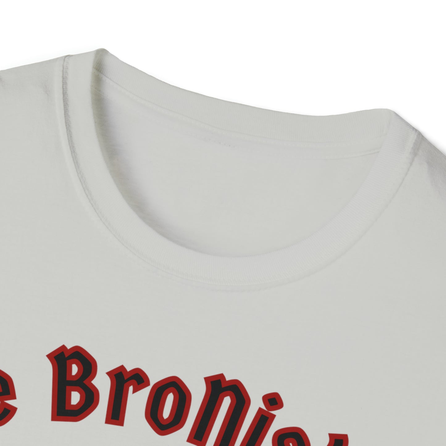 The Bronisher #1 Unisex Softstyle T-Shirt, Bold Personality Tee, Motivational Workout Apparel, Superhero Unisex wear, Vibrant Shirt Graphic, Gift for Gym Goers, Unique statement T shirt,Premium Quality Apparel, Trendy Graphic T-Shirt,Bold Personality Tee