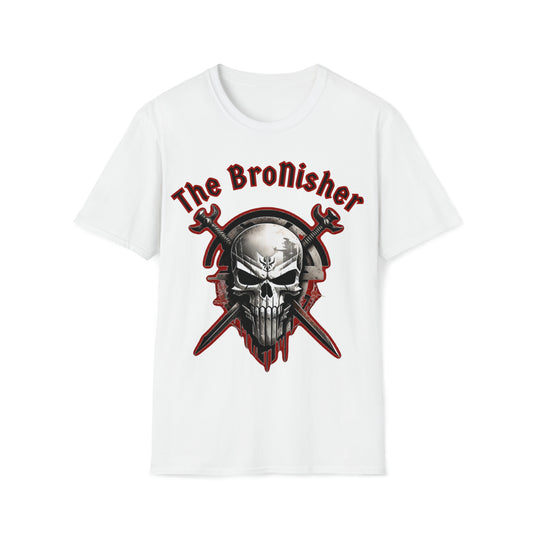 The Bronisher #1 Unisex Softstyle T-Shirt, Bold Personality Tee, Motivational Workout Apparel, Superhero Unisex wear, Vibrant Shirt Graphic, Gift for Gym Goers, Unique statement T shirt,Premium Quality Apparel, Trendy Graphic T-Shirt,Bold Personality Tee